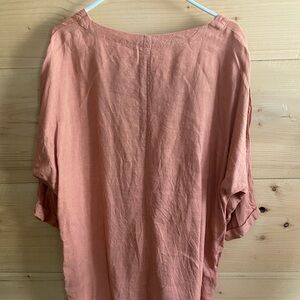 LinenbyMN Florida tunic canyon clay